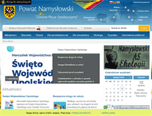 Tablet Screenshot of namyslow.pl